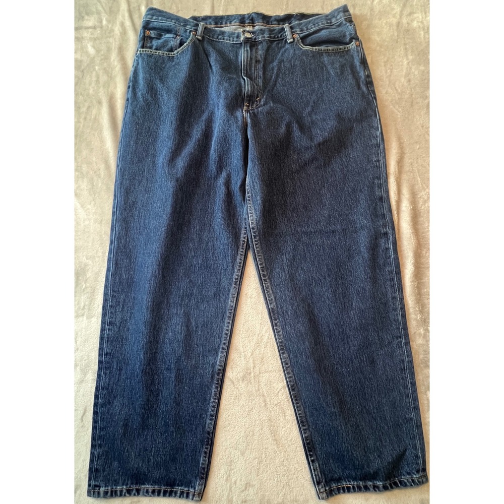 Levis 560 Comfort Fit Jeans Mens 44x32 Blue Denim Straight Leg